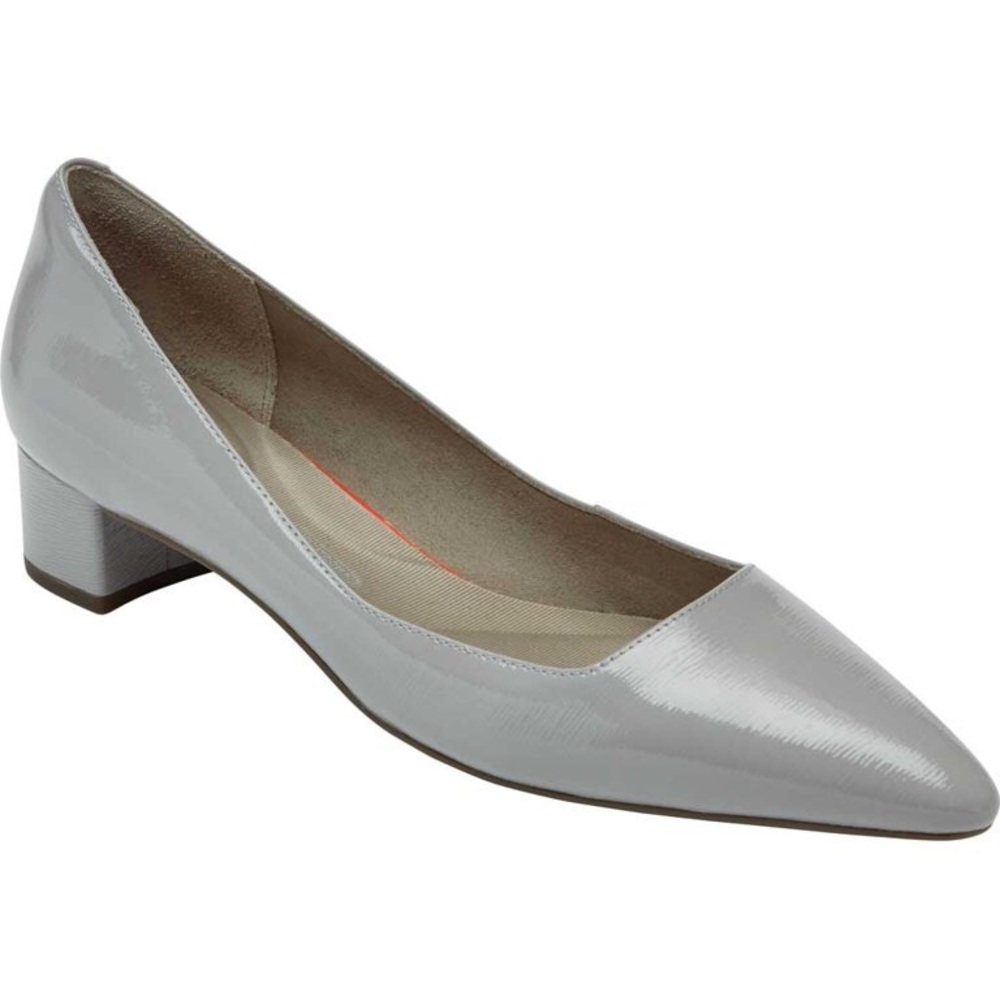 Rockport Grey Gracie Pump 8.5 Wide never worn